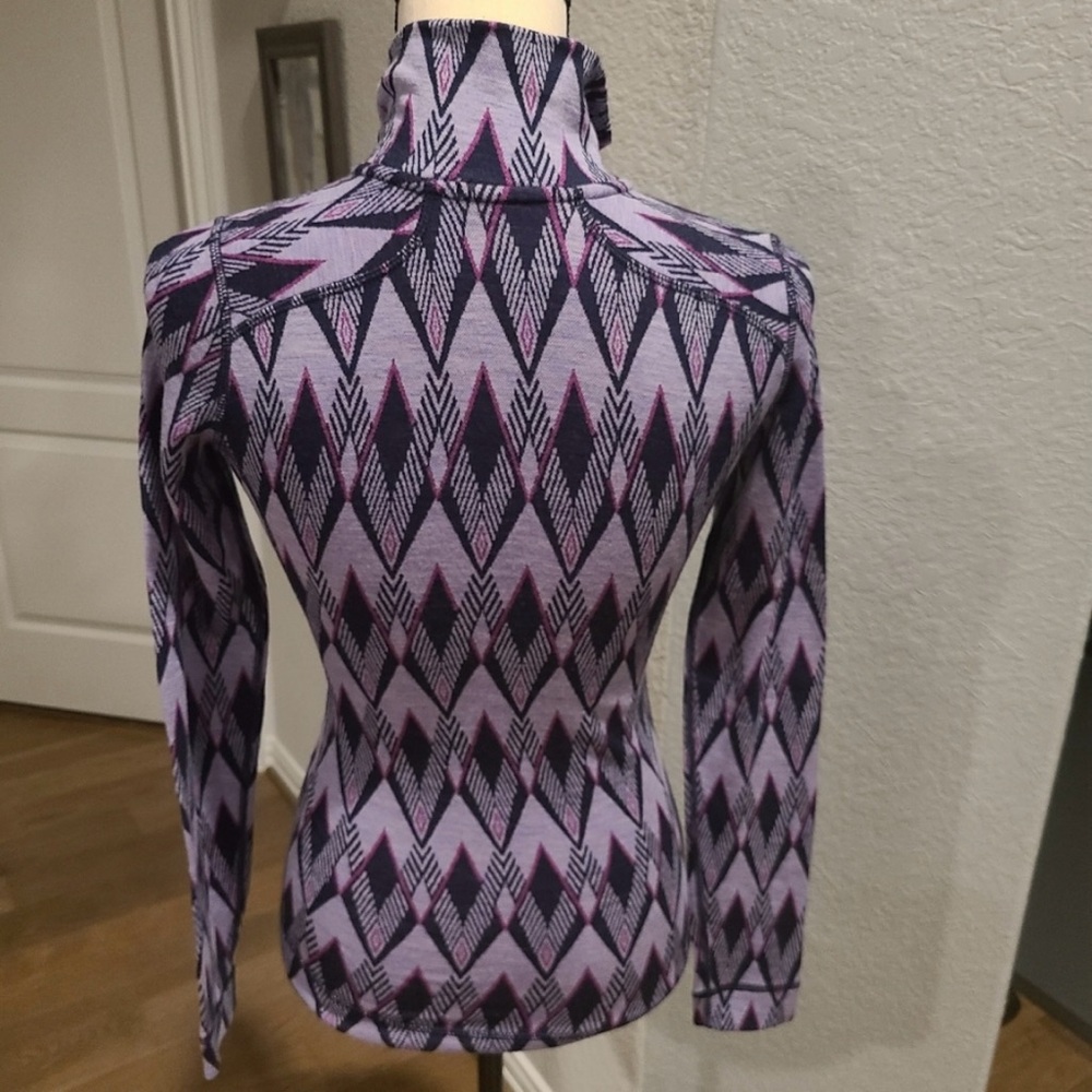 SMARTWOOL 250 Merino 1/4 zip baselayer - size XS - Picture 2 of 6